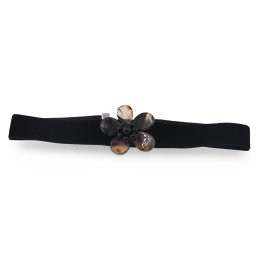 Choker model floare cu Agat maro, 30cm