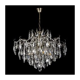 Lustră de cristal pe lanț 6xE27/60W/230V