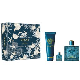 Versace Eros Set cadou pentru bărbați EDP 100 ml + EDP 5 ml + 150 ml gel de dus