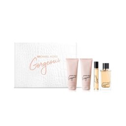 Michael Kors Gorgeous Set cadou pentru femei 100ml EDP + EDP 10 ml + loțiune de corp 100 ml + gel de duș 100 ml