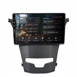 Navigatie Ssangyong Korando (2013-2019) 4GB RAM Android 13 Quadcore DSP GPS Wi-FI Carplay Android Auto USB Bluetooth Waze Touchscreen 9 inch