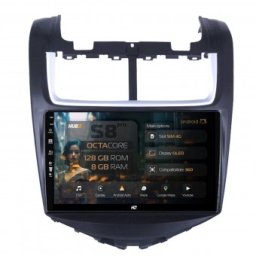Navigatie Chevrolet Aveo (2014-2017) 8GB RAM Android 13 Octacore Slot Sim 4G DSP GPS Wi-FI Carplay Android Auto USB Bluetooth Waze Touchscreen 9 Inch