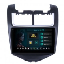 Navigatie 2K Chevrolet Aveo (2014-2017) 8GB RAM Android 13 Octacore Slot Sim 4G DSP GPS Wi-FI Carplay Android Auto USB Bluetooth Waze Touchscreen 9.5 Inch