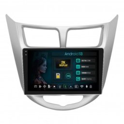 Navigatie 2K Hyundai Accent (2011-2016) 8GB RAM Android 13 Octacore Slot Sim 4G DSP GPS Wi-FI Carplay Android Auto USB Bluetooth Waze Touchscreen 9.5 Inch