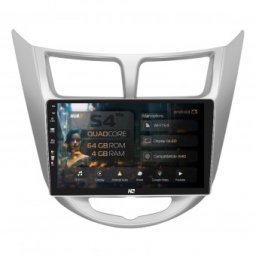 Navigatie Hyundai Accent (2011-2016) 4GB RAM Android 13 Quadcore DSP GPS Wi-FI Carplay Android Auto USB Bluetooth Waze Touchscreen 9 inch