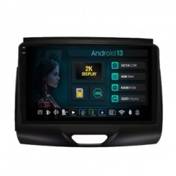 Navigatie 2K Ford Ranger (2015-2018) 4GB RAM Android 13 Octacore Slot Sim 4G DSP GPS Wi-FI Carplay Android Auto USB Bluetooth Waze Touchscreen 9.5 Inch