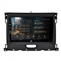 Navigatie Ford Ranger (2015-2022) 6GB RAM Android 13 Octacore Slot Sim 4G DSP GPS Wi-FI Carplay Android Auto USB Bluetooth Waze Touchscreen 9 Inch