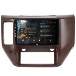 Navigatie Nissan Patrol (2004-2012) 6GB RAM Android 13 Octacore Slot Sim 4G DSP GPS Wi-FI Carplay Android Auto USB Bluetooth Waze Touchscreen 9 Inch