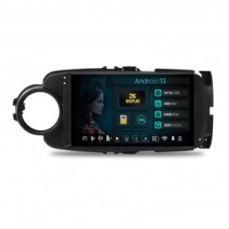 Navigatie 2K Toyota Yaris (2010-2018) 4GB RAM Android 13 Octacore Slot Sim 4G DSP GPS Wi-FI Carplay Android Auto USB Bluetooth Waze Touchscreen 9.5 Inch