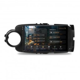Navigatie Toyota Yaris (2010-2018) 4GB RAM Android 13 Octacore Slot Sim 4G DSP GPS Wi-FI Carplay Android Auto USB Bluetooth Waze Touchscreen 9 inch