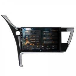 Navigatie Corolla / Toyota Auris (2017-2020) 4GB RAM Android 13 Octacore Slot Sim 4G DSP GPS Wi-FI Carplay Android Auto USB Bluetooth Waze Touchscreen 10.1 inch