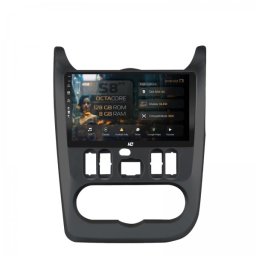 Navigatie Dacia Logan / Duster / Sandero (2009-2013) 8GB RAM Android 13 Octacore Slot Sim 4G DSP GPS Wi-FI Carplay Android Auto USB Bluetooth Waze Touchscreen 9 Inch