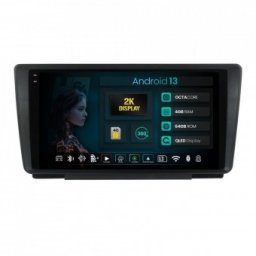Navigatie 2K Skoda Octavia 2 4GB RAM Android 13 Octacore Slot Sim 4G DSP GPS Wi-FI Carplay Android Auto USB Bluetooth Waze Touchscreen 9.5 Inch