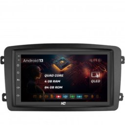 Navigatie Mercedes Benz C-Class W203 Vito Viano CLK 4GB RAM Android 13 Quadcore DSP GPS Wi-FI Carplay Android Auto USB Bluetooth Waze Touchscreen 7 inch