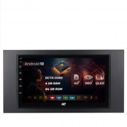 Navigatie Ford 2DIN 4GB RAM Android 13 Octacore Slot Sim 4G DSP GPS Wi-FI Carplay Android Auto USB Bluetooth Waze Touchscreen 7 Inch