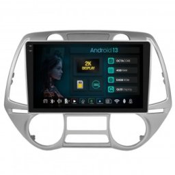 Navigatie 2K Hyundai I20 (2008-2012) 4GB RAM Android 13 Octacore Slot Sim 4G DSP GPS Wi-FI Carplay Android Auto USB Bluetooth Waze Touchscreen 9.5 Inch V2