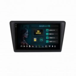 Navigatie 2K Seat Toledo Skoda Rapid (2012-2019) 8GB RAM Android 13 Octacore Slot Sim 4G DSP GPS Wi-FI Carplay Android Auto USB Bluetooth Waze Touchscreen 9.5 Inch