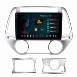 Navigatie 2K Hyundai I20 (2012-2014) 8GB RAM Android 13 Octacore Slot Sim 4G DSP GPS Wi-FI Carplay Android Auto USB Bluetooth Waze Touchscreen 9.5 Inch