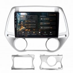 Navigatie Hyundai I20 (2012-2014) 4GB RAM Android 13 Octacore Slot Sim 4G DSP GPS Wi-FI Carplay Android Auto USB Bluetooth Waze Touchscreen 9 inch