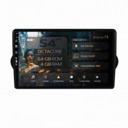 Navigatie Fiat Tipo (2015-2021) 4GB RAM Android 13 Octacore Slot Sim 4G DSP GPS Wi-FI Carplay Android Auto USB Bluetooth Waze Touchscreen 9 inch