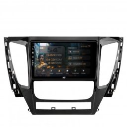 Navigatie Mitsubishi Pajero (2016-2018) 4GB RAM Android 13 Quadcore DSP GPS Wi-FI Carplay Android Auto USB Bluetooth Waze Touchscreen 9 inch