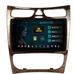 Navigatie 2K Benz CLK (W209) (2002-2006) 8GB RAM Android 13 Octacore Slot Sim 4G DSP GPS Wi-FI Carplay Android Auto USB Bluetooth Waze Touchscreen 9.5 Inch