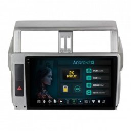 Navigatie 2K Toyota Land Cruiser Prado J150 (2014-2016) 8GB RAM Android 13 Octacore Slot Sim 4G DSP GPS Wi-FI Carplay Android Auto USB Bluetooth Waze Touchscreen 10.36 Inch