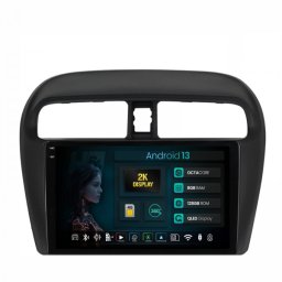 Navigatie 2K Mitsubishi Space Star / Mirage / Attrage 8GB RAM Android 13 Octacore Slot Sim 4G DSP GPS Wi-FI Carplay Android Auto USB Bluetooth Waze Touchscreen 9.5 Inch