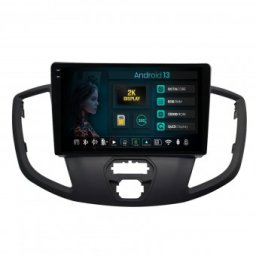 Navigatie 2K Ford Transit (2014-2020) 8GB RAM Android 13 Octacore Slot Sim 4G DSP GPS Wi-FI Carplay Android Auto USB Bluetooth Waze Touchscreen 9.5 Inch