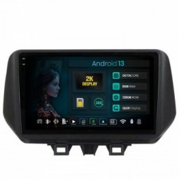 Navigatie 2K Hyundai Tucson (2018-2020) 8GB RAM Android 13 Octacore Slot Sim 4G DSP GPS Wi-FI Carplay Android Auto USB Bluetooth Waze Touchscreen 9.5 Inch
