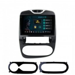 Navigatie 2K Renault Clio IV (2016-2019) 8GB RAM Android 13 Octacore Slot Sim 4G DSP GPS Wi-FI Carplay Android Auto USB Bluetooth Waze Touchscreen 9.5 Inch
