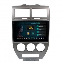 Navigatie 2K Jeep Compass Patriot (2006-2010) 8GB RAM Android 13 Octacore Slot Sim 4G DSP GPS Wi-FI Carplay Android Auto USB Bluetooth Waze Touchscreen 10.36 Inch
