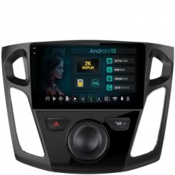 Navigatie 2K Ford Focus 3 (2011-2019) 8GB RAM Android 13 Octacore Slot Sim 4G DSP GPS Wi-FI Carplay Android Auto USB Bluetooth Waze Touchscreen 9.5 Inch