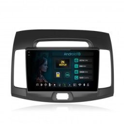 Navigatie 2K Hyundai Elantra (2006-2011) 8GB RAM Android 13 Octacore Slot Sim 4G DSP GPS Wi-FI Carplay Android Auto USB Bluetooth Waze Touchscreen 9.5 Inch