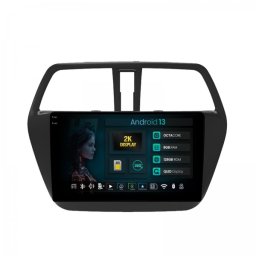 Navigatie 2K Suzuki SX4 / SX4 S-Cross (2014-2020) 8GB RAM Android 13 Octacore Slot Sim 4G DSP GPS Wi-FI Carplay Android Auto USB Bluetooth Waze Touchscreen 9.5 Inch