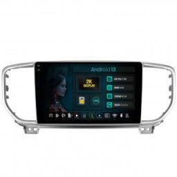Navigatie 2K Kia Sportage (2018+) 8GB RAM Android 13 Octacore Slot Sim 4G DSP GPS Wi-FI Carplay Android Auto USB Bluetooth Waze Touchscreen 9.5 Inch