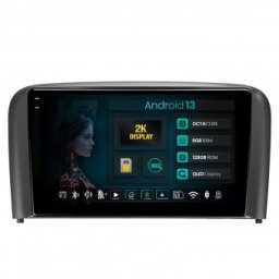 Navigatie 2K Volvo S80 (1998-2004) 8GB RAM Android 13 Octacore Slot Sim 4G DSP GPS Wi-FI Carplay Android Auto USB Bluetooth Waze Touchscreen 9.5 Inch