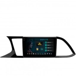 Navigatie 2K Seat Leon 3 (2014-2020) 8GB RAM Android 13 Octacore Slot Sim 4G DSP GPS Wi-FI Carplay Android Auto USB Bluetooth Waze Touchscreen 9.5 Inch