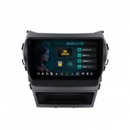 Navigatie 2K Hyundai Santa Fe IX45 (2013-2017) 8GB RAM Android 13 Octacore Slot Sim 4G DSP GPS Wi-FI Carplay Android Auto USB Bluetooth Waze Touchscreen 9.5 Inch