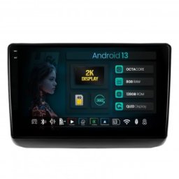 Navigatie 2K Jeep Grand Cherokee (2013-2020) 8GB RAM Android 13 Octacore Slot Sim 4G DSP GPS Wi-FI Carplay Android Auto USB Bluetooth Waze Touchscreen 9.5 Inch