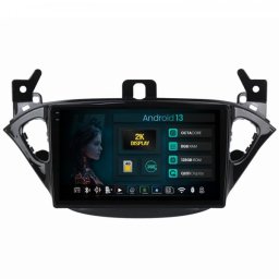Navigatie 2K Opel Corsa E / Opel Adam (2013-2019) 8GB RAM Android 13 Octacore Slot Sim 4G DSP GPS Wi-FI Carplay Android Auto USB Bluetooth Waze Touchscreen 9.5 Inch