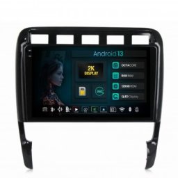Navigatie 2K Porsche Cayenne (2002-2010) 8GB RAM Android 13 Octacore Slot Sim 4G DSP GPS Wi-FI Carplay Android Auto USB Bluetooth Waze Touchscreen 9.5 Inch