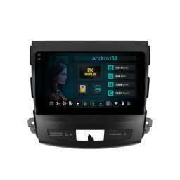 Navigatie 2K Mitstubishi Outlander (2005-2012) / Peugeot 4007 (2007-2012) / Citroen C-Crosser (2008-2012) RAM Android 13 Octacore Slot Sim 4G DSP GPS Wi-FI Carplay Android Auto USB Bluetooth Waze