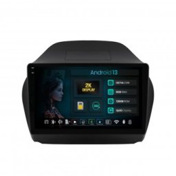 Navigatie 2K Hyundai IX35 (2009-2015) 8GB RAM Android 13 Octacore Slot Sim 4G DSP GPS Wi-FI Carplay Android Auto USB Bluetooth Waze Touchscreen 10.36 Inch
