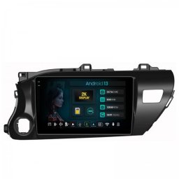 Navigatie 2K Toyota Hilux (2015-2025) 8GB RAM Android 13 Octacore Slot Sim 4G DSP GPS Wi-FI Carplay Android Auto USB Bluetooth Waze Touchscreen 10.36 Inch