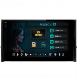 Navigatie 2K Skoda Kodiaq 8GB RAM Android 13 Octacore Slot Sim 4G DSP GPS Wi-FI Carplay Android Auto USB Bluetooth Waze Touchscreen 10.36 Inch
