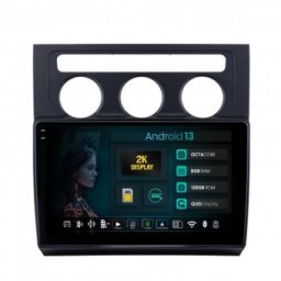 Navigatie 2K Volkswagen Touran (2003-2010) 8GB RAM Android 13 Octacore Slot Sim 4G DSP GPS Wi-FI Carplay Android Auto USB Bluetooth Waze Touchscreen 10.36 Inch
