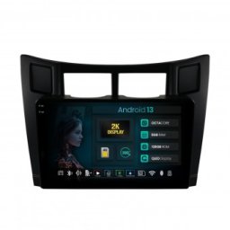 Navigatie 2K Toyota Yaris (2005-2012) 8GB RAM Android 13 Octacore Slot Sim 4G DSP GPS Wi-FI Carplay Android Auto USB Bluetooth Waze Touchscreen 9.5 Inch