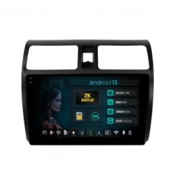 Navigatie 2K Suzuki Swift (2003-2010) 8GB RAM Android 13 Octacore Slot Sim 4G DSP GPS Wi-FI Carplay Android Auto USB Bluetooth Waze Touchscreen 10.36 Inch