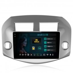 Navigatie 2K Toyota RAV4 (2005-2013) 8GB RAM Android 13 Octacore Slot Sim 4G DSP GPS Wi-FI Carplay Android Auto USB Bluetooth Waze Touchscreen 10.36 Inch